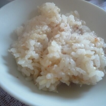 もちもちとおこわみたいになってほんと不思議('ω')もち米使ってないのに主人もびっくり！美味しくいただきました。